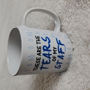 "These are the Tears of my Staff" mug, funny boss gift.  😄